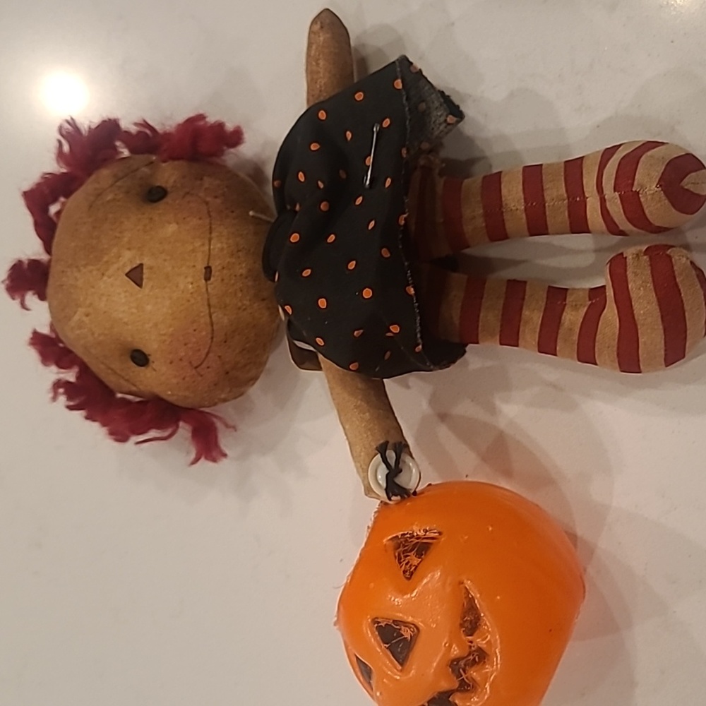 NEW Handmade Trick or Treat Doll.
